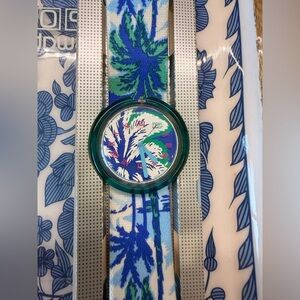 Swatch Rare “coconut” vintage watch pop large size